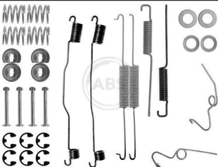 Комплектующие, тормозная колодка A.B.S. 0624Q