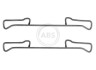 Комплектующие, колодки дискового тормоза A.B.S. 1150Q (фото 1)