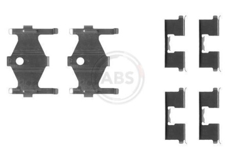 Комплектующие, колодки дискового тормоза A.B.S. 1185Q