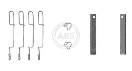 Монтажний к-кт гальм. колодок MB V-CLASS (вир-во ABS) A.B.S. 1280Q