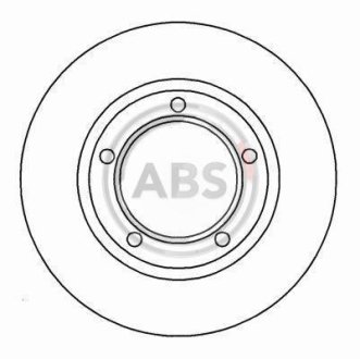 Тормозной диск A.B.S. 15615 (фото 1)