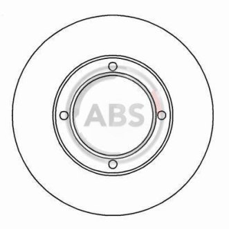 Тормозной диск A.B.S. 15658 (фото 1)
