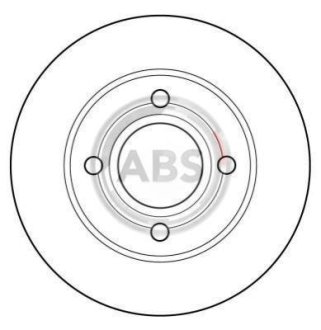 Тормозной диск A.B.S. 15765