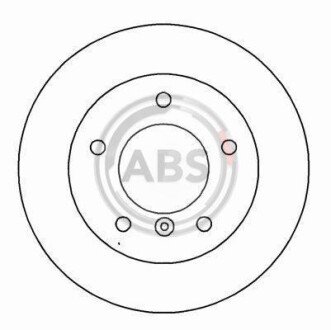 Тормозной диск A.B.S. 15782