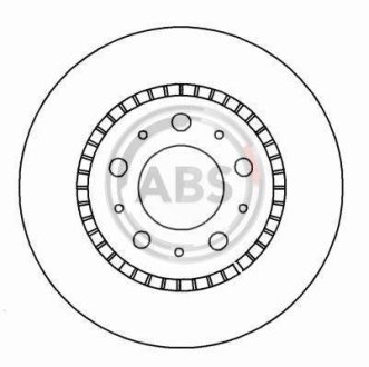 Тормозной диск A.B.S. 15932 (фото 1)