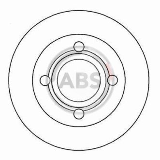 Тормозной диск A.B.S. 16068
