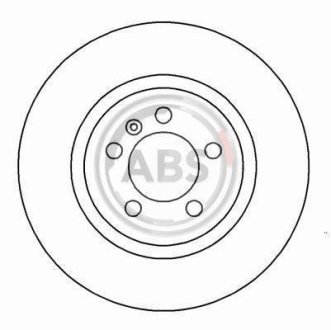 Тормозной диск A.B.S. 16080