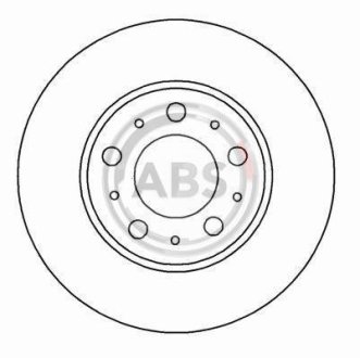 Тормозной диск A.B.S. 16094