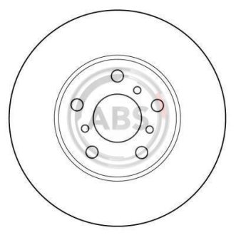 Тормозной диск A.B.S. 16141