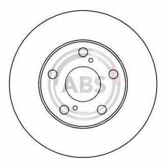 Тормозной диск A.B.S. 16220 (фото 1)