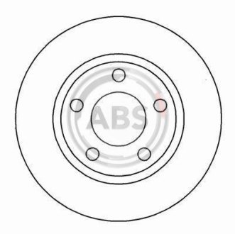 Тормозной диск A.B.S. 16293 (фото 1)