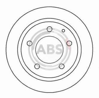 Тормозной диск A.B.S. 16455
