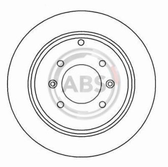 Тормозной диск A.B.S. 16647 (фото 1)