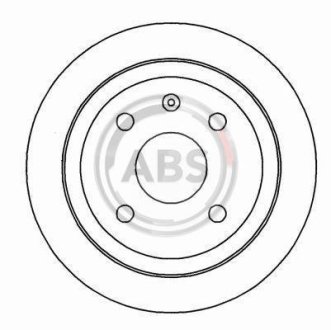 Тормозной диск A.B.S. 16928 (фото 1)