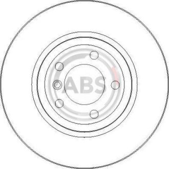 Гальмівний диск перед. E46/E85/E86 (99-08) A.B.S. 17025 (фото 1)