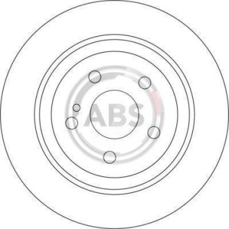 Тормозной диск A.B.S. 17112 (фото 1)