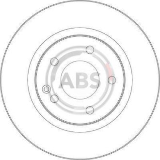 Тормозной диск A.B.S. 17365