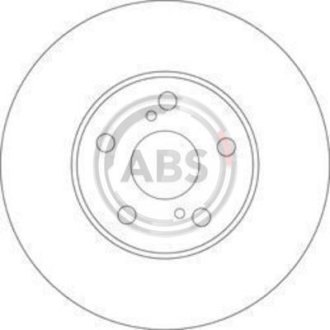 Тормозной диск A.B.S. 17508