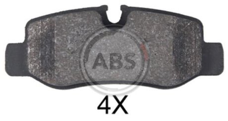 Колодки гальмівні дискові задні A.B.S. 35056
