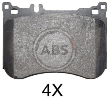 Колодки гальмівні дискові, комплект A.B.S. 37952 (фото 1)