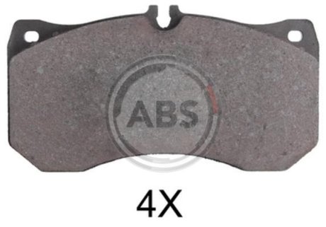Колодки гальмівні дискові, комплект A.B.S. 37962 (фото 1)
