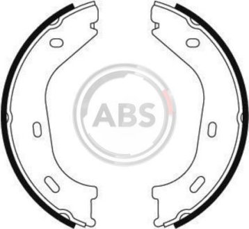 Комплект тормозных колодок, стояночная тормозная система A.B.S. 8728