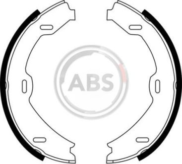 Колодки гальмівні дискові, комплект A.B.S. 9140 (фото 1)