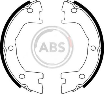 Колодки ручного гальма Daily II 89-99/Mascott 99-10 (Brembo) A.B.S. 9199 (фото 1)