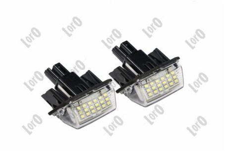 Лiхтар пiдсвiчування номерного знаку 2шт свiтлодiоднi ABAKUS L512100002LED (фото 1)