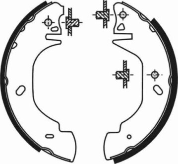 Комплект тормозных колодок ABE C0G023ABE