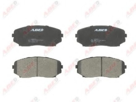 Колодки гальмівні дискові, комплект ABE C13061ABE (фото 1)