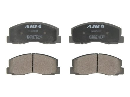 Колодки гальмівні дискові, комплект ABE C15025ABE (фото 1)