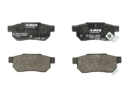 Колодки гальмівні дискові, комплект ABE C24002ABE (фото 1)