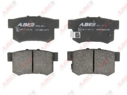Колодки гальмівні дискові, комплект ABE C24005ABE (фото 1)