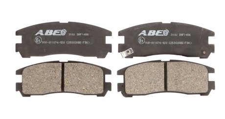 Колодки гальмівні дискові, комплект ABE C25003ABE (фото 1)