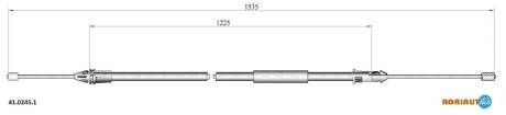 Трос зупиночних гальм ADRIAUTO 4102451 (фото 1)
