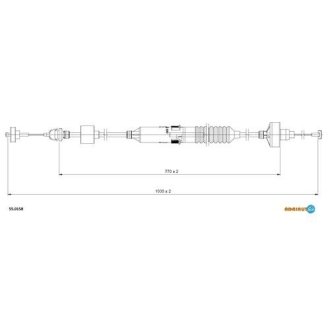 Трос зчеплення ADRIAUTO 550158