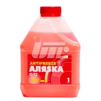 Антифриз Аляска ANTIFREEZE-40 (червоний) Каністра 1л/0,98кг АЛЯSКА 5524