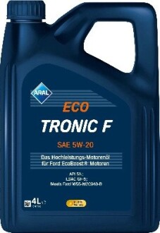 Олива моторна EcoTronic F SAE 5W20 (4 Liter) ARAL 15F456