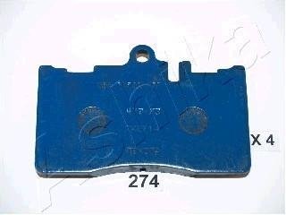 Колодки гальмівні дискові, комплект ASHIKA 50-02-274