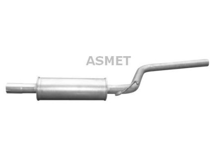 Средний глушитель выхлопных газов ASMET 03.108 (фото 1)