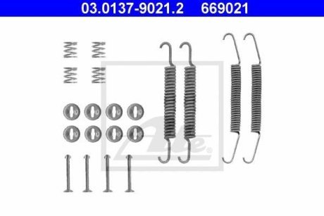 Комплектующие, тормозная колодка ATE 03.0137-9021.2 (фото 1)