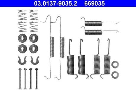 Комплектующие, тормозная колодка ATE 03013790352 (фото 1)