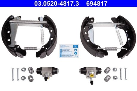 Комплект тормозных колодок ATE 03.0520-4817.3