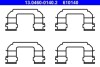 Комплектующие, колодки дискового тормоза ATE 13.0460-0140.2 (фото 1)
