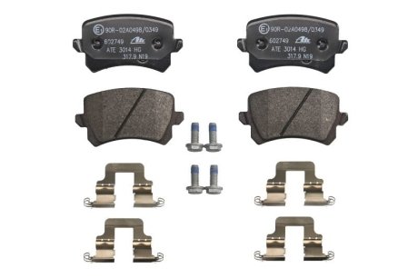 Комплект гальмівних колодок ATE 13.0460-2749.2