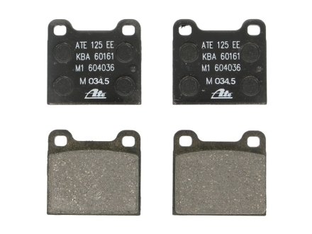 Колодки гальмівні дискові, комплект ATE 13.0460-4036.2 (фото 1)