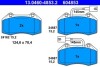 Комплектующие, колодки дискового тормоза ATE 13.0460-4853.2 (фото 1)