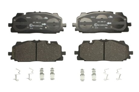 Гальмівні колодки дискові перед. Audi A4, A4 Allroad, A5, A8, Q5, Q7 Bentley Bentayga Vw Touareg 1.4-6.0 01.15- ATE 13.0460-5678.2