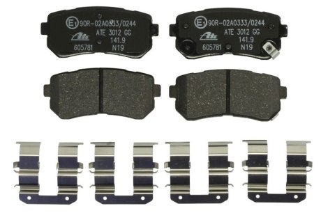 Комплект гальмівних колодок ATE 13.0460-5781.2